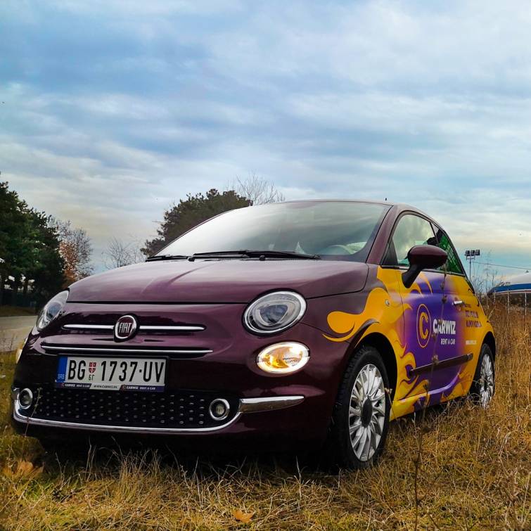 Iznajmi brendirani Fiat 500 po promotivnoj ceni